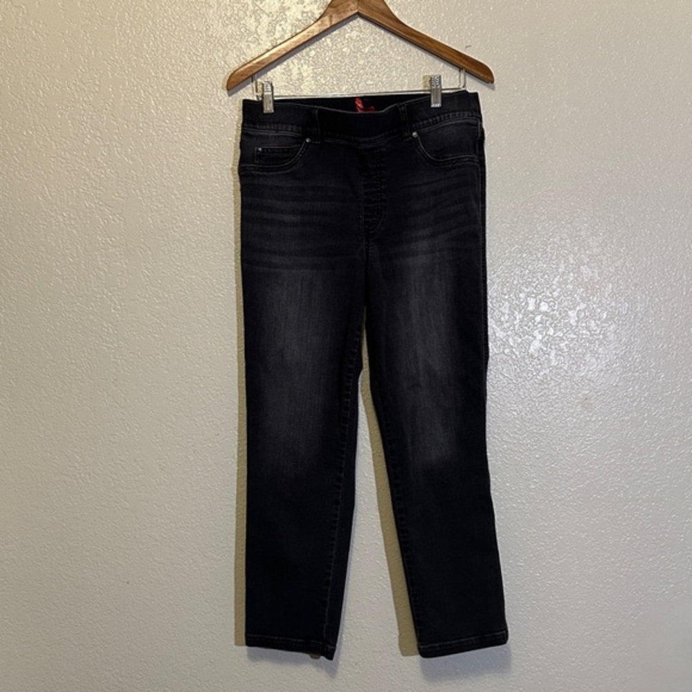 SPANX Straight Leg Cigarette Pull On Jeans GUC L